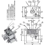 Elektromagnetni prekidač, starter MAGNETI MARELLI 940113050337 IC-A874DF Elektromagnetni prekidač, starter MAGNETI MARELLI 940113050337 IC-A874DF