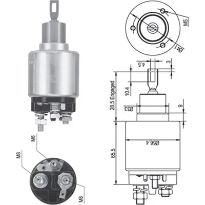 Elektromagnetni prekidač, starter MAGNETI MARELLI 940113050344 IC-A874BD