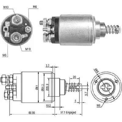 Elektromagnetni prekidač, starter MAGNETI MARELLI 940113050389 IC-A874F2