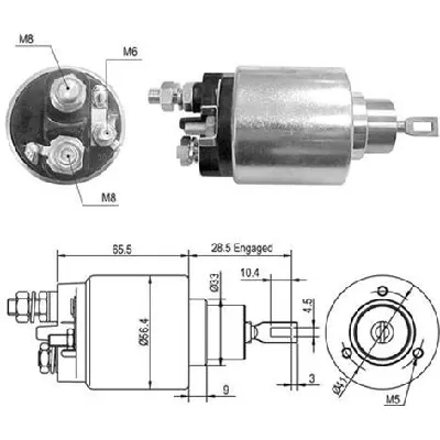 Elektromagnetni prekidač, starter MAGNETI MARELLI 940113050429 IC-A86F2E