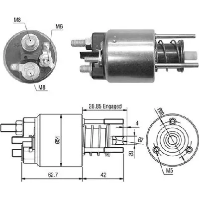 Elektromagnetni prekidač, starter MAGNETI MARELLI 940113050453 IC-A86F31