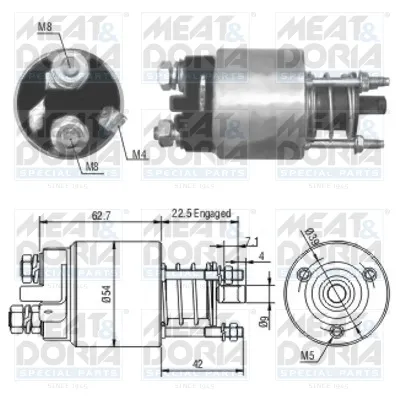 Elektromagnetni prekidač, starter MEAT&DORIA MD46005 IC-G04Y9E