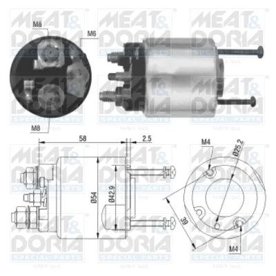 Elektromagnetni prekidač, starter MEAT&DORIA MD46016 IC-G04YQI