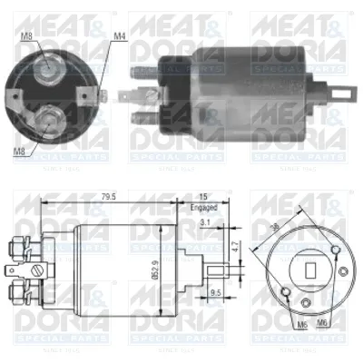 Elektromagnetni prekidač, starter MEAT&DORIA MD46022 IC-G04YQM