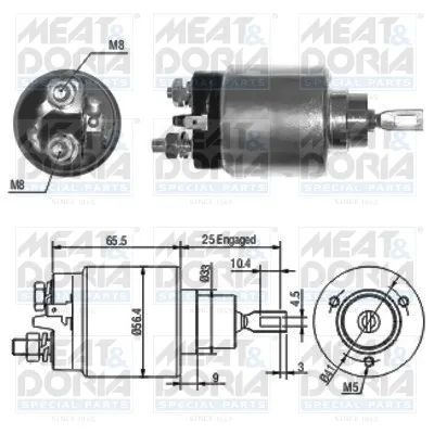 Elektromagnetni prekidač, starter MEAT&DORIA MD46074 IC-G04YRW