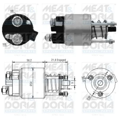 Elektromagnetni prekidač, starter MEAT&DORIA MD46102 IC-G04YSI