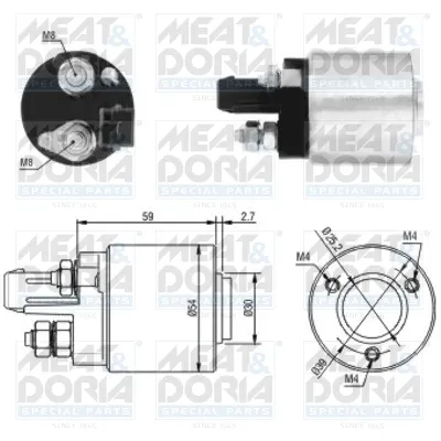 Elektromagnetni prekidač, starter MEAT&DORIA MD46105 IC-G04YSL