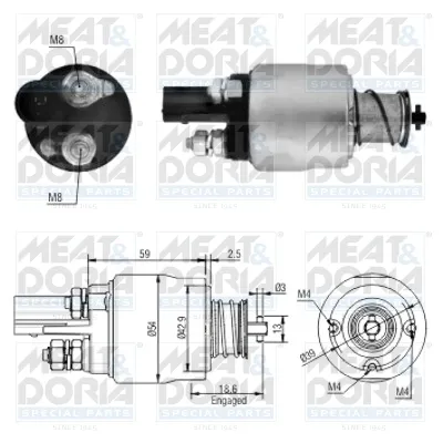 Elektromagnetni prekidač, starter MEAT&DORIA MD46126 IC-G04YT0