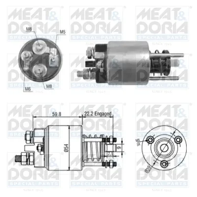 Elektromagnetni prekidač, starter MEAT&DORIA MD46134 IC-G04ZUY