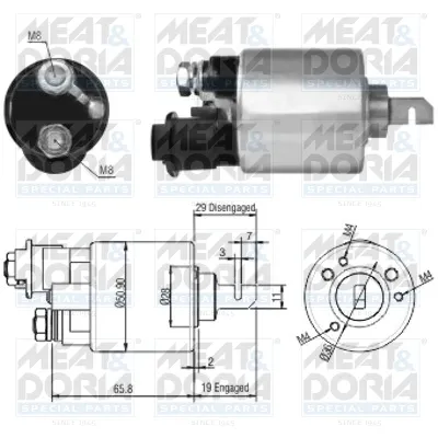 Elektromagnetni prekidač, starter MEAT&DORIA MD46140 IC-G04YT9