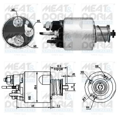 Elektromagnetni prekidač, starter MEAT&DORIA MD46169 IC-G04ZV6