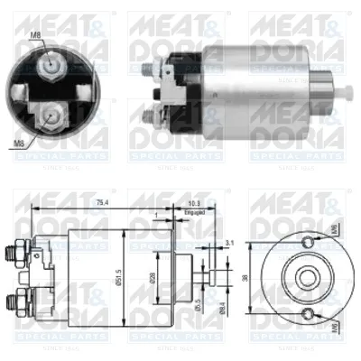 Elektromagnetni prekidač, starter MEAT&DORIA MD46178 IC-G04YU2