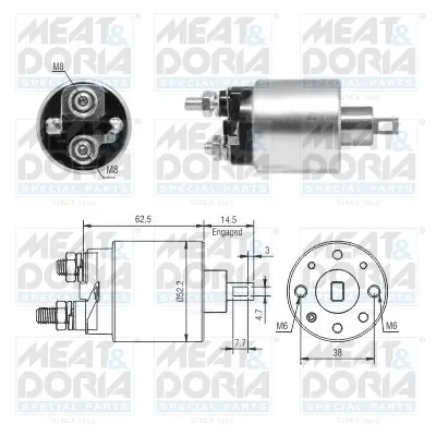 Elektromagnetni prekidač, starter MEAT&DORIA MD46292 IC-E6BA3A