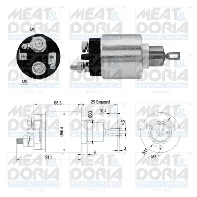 Elektromagnetni prekidač, starter MEAT&DORIA MD46306 IC-E6BA43