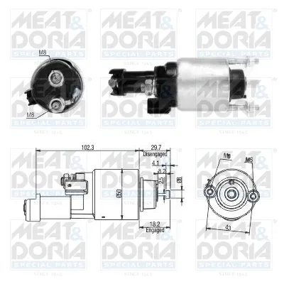 Elektromagnetni prekidač, starter MEAT&DORIA MD46315 IC-E6BA4C