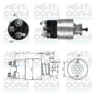 Elektromagnetni prekidač, starter MEAT&DORIA MD46317 IC-E6BA4E