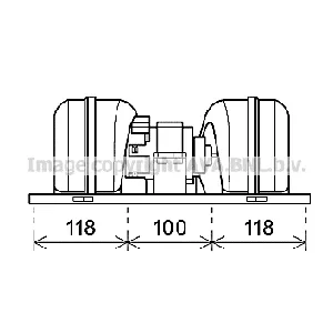 Elektromotor, ventilator kabine AVA COOLING DF8070 AVA IC-G0QGNC