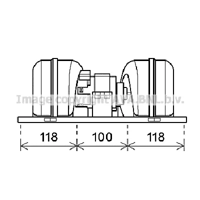 Elektromotor, ventilator kabine AVA COOLING DF8070 AVA IC-G0QGNC