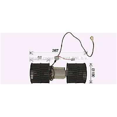 Elektromotor, ventilator kabine AVA COOLING FD8652 AVA IC-G0RJ9Y