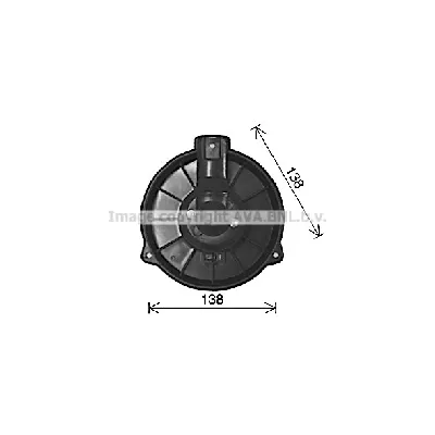 Elektromotor, ventilator kabine AVA COOLING HD8318 AVA IC-G0RJBE