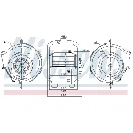 Elektromotor, ventilator kabine NISSENS NIS 87768 IC-F71362