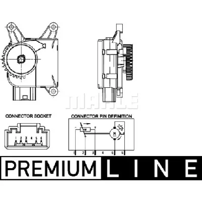 Element za podešavanje, ventil za mešanje MAHLE AA 16 000P IC-G0GSUM