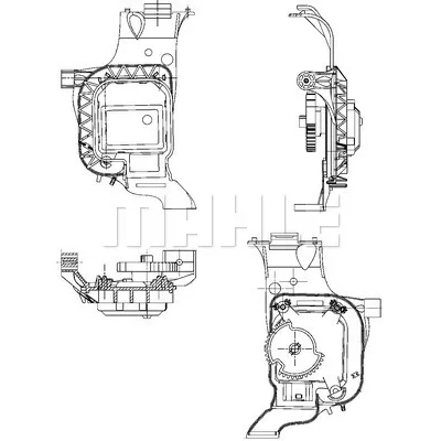 Element za podešavanje, ventil za mešanje MAHLE AA 17 000P IC-G0GSUO