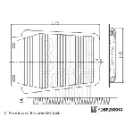 Filter, vazduh unutrašnjeg prostora BLUE PRINT ADBP250040 IC-G0Y2I9