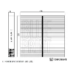 Filter, vazduh unutrašnjeg prostora BLUE PRINT ADBP250045 IC-G0USC4