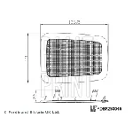 Filter, vazduh unutrašnjeg prostora BLUE PRINT ADBP250046 IC-G0Y2IB