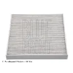 Filter, vazduh unutrašnjeg prostora BLUE PRINT ADBP250058 IC-G110IK