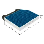 Filter, vazduh unutrašnjeg prostora BOSCH 0 986 628 567 IC-G0XFKE