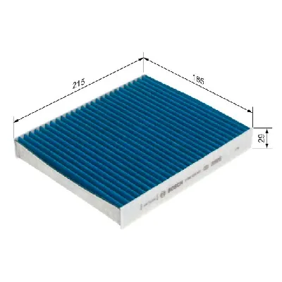 Filter, vazduh unutrašnjeg prostora BOSCH 0 986 628 581 IC-G0XCAD