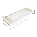 Filter, vazduh unutrašnjeg prostora BOSCH 1 987 431 163 IC-B4998D