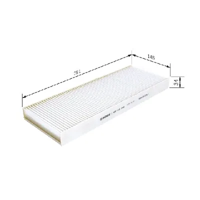 Filter, vazduh unutrašnjeg prostora BOSCH 1 987 431 208 IC-D208A8