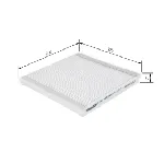 Filter, vazduh unutrašnjeg prostora BOSCH 1 987 432 063 IC-A7C486