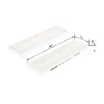 Filter, vazduh unutrašnjeg prostora BOSCH 1 987 432 132 IC-C697C9