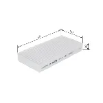 Filter, vazduh unutrašnjeg prostora BOSCH 1 987 432 184 IC-C2F492