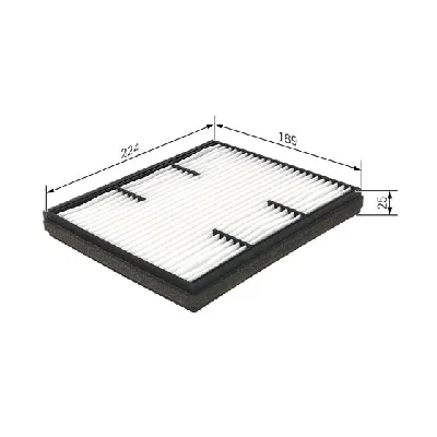 Filter, vazduh unutrašnjeg prostora BOSCH 1 987 432 223 IC-CFE98F