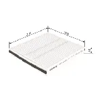 Filter, vazduh unutrašnjeg prostora BOSCH 1 987 432 250 IC-D168C3