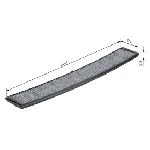 Filter, vazduh unutrašnjeg prostora BOSCH 1 987 432 336 IC-A7C48C