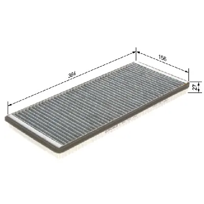 Filter, vazduh unutrašnjeg prostora BOSCH 1 987 432 343 IC-C430A3