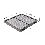 Filter, vazduh unutrašnjeg prostora BOSCH 1 987 432 363 IC-C430A5