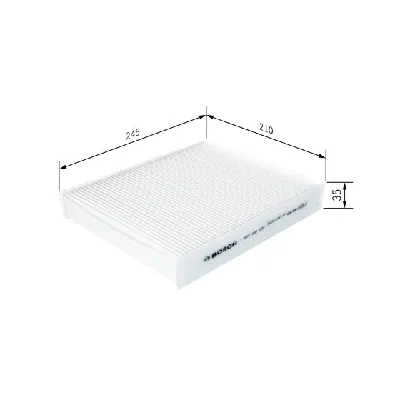 Filter, vazduh unutrašnjeg prostora BOSCH 1 987 432 539 IC-DCA322