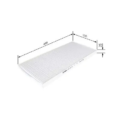 Filter, vazduh unutrašnjeg prostora BOSCH 1 987 432 541 IC-DDC3EF