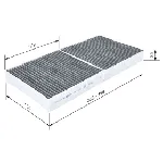 Filter, vazduh unutrašnjeg prostora BOSCH 1 987 432 571 IC-D1F819