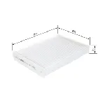 Filter, vazduh unutrašnjeg prostora BOSCH 1 987 435 010 IC-D3697D