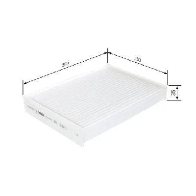 Filter, vazduh unutrašnjeg prostora BOSCH 1 987 435 010 IC-D3697D