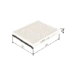 Filter, vazduh unutrašnjeg prostora BOSCH 1 987 435 018 IC-D6A5A8