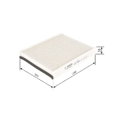 Filter, vazduh unutrašnjeg prostora BOSCH 1 987 435 018 IC-D6A5A8